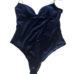 Zara Navy Blue Bodysuit
